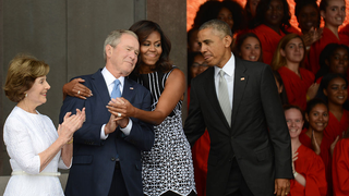 Michelle Obama's Embrace Of Feckless War Criminal George Bush Is The Blackest Thing That Ever Happened Last Week